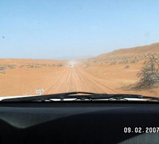 Durch die Wüste im Oman