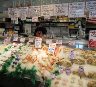 Auf dem Pike Market unterwegs