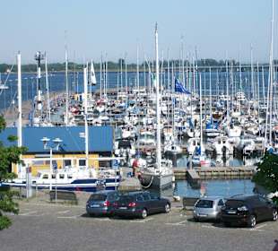 Blick aus Hotelzimmer, Jachthafen 