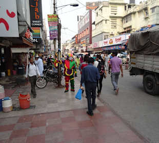 Auf dem Markt unterwegs