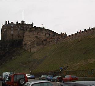 Vista dai piedi della collina