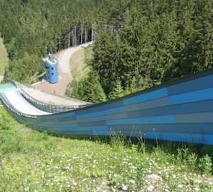 Die Skisprungschanzen im Kanzlersgrund