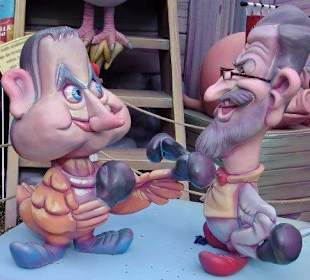 Fin de semana en fallas de valencia