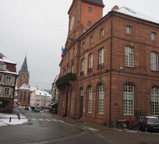 Altstadt Wissembourg im Winter