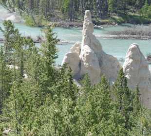 Hoodoos am Bow River