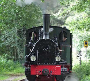 Die Museums-Eisenbahn unter Dampf