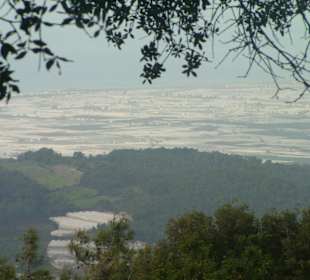 Busstopp auf der Fahrt