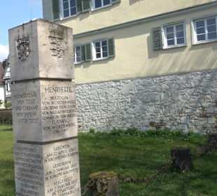 Stele Henriette Herzogin von Württemberg
