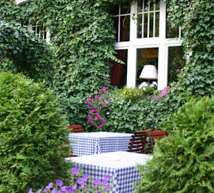 Der Restaurantgarten