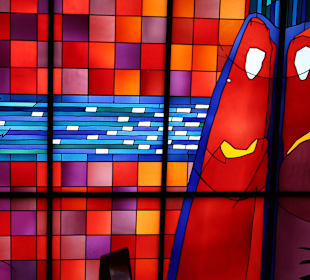 Fenster "Maria begenet Elisabeth"