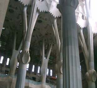Sagrada familia - wnętrze