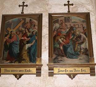 Bilder in der Abteikirche 