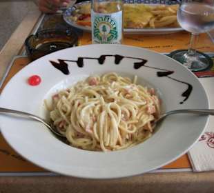 Spaghetti Carbonara im La Sirena
