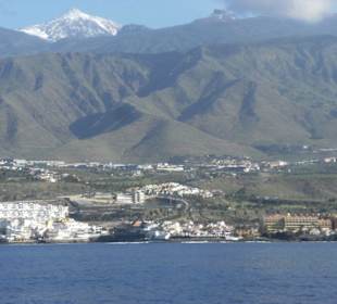 Bootsfahrt mit Blick auf den Teide