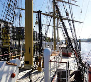 Impressionen vom Deck des Schulschiffes