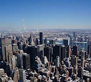 Ausblick vom Empire State Building / 86. Etage