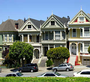 Painted Ladies am Alamo Square