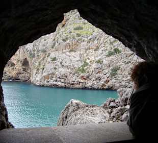 Blick aus dem Tunnel.