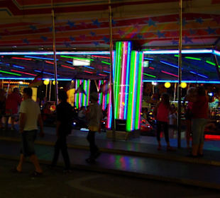 Der Luna-Park bei Tag und Nacht
