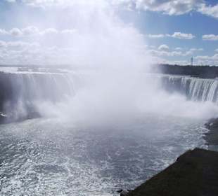 Die kanadische Seite der Niagara Fälle