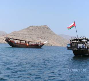 Fahrt zu den Fjorden Oman´s
