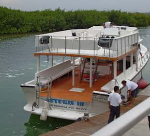 Boot mit dem wir unterwegs waren