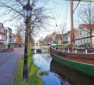 Spaziergang durch das Zentrum von Papenburg