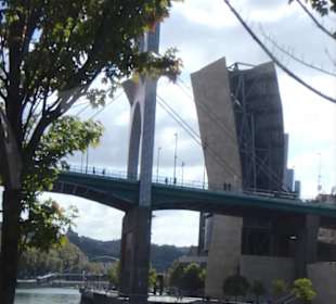 Teilansicht des Brückenbauwerks