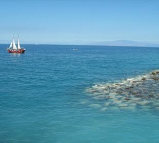 Küste am El Duque Strand