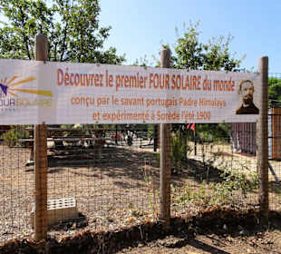 Das Gelände des Sonnenofens von Sorède
