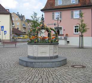 Geschmückter Marktplatz