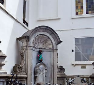  Manneken Pis in Brüssel, Belgien 