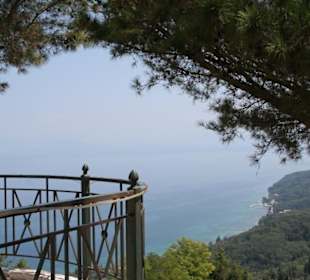 Aussicht von der Kirche Chlomos