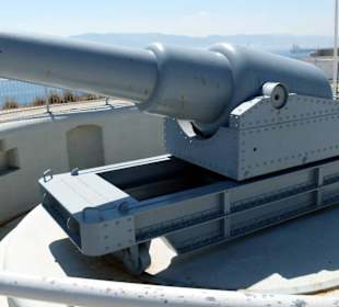 Kanone auf dem Aussichtsfelsen