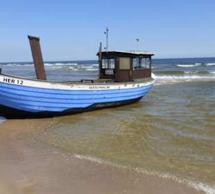 Am Strand von Heringsdorf