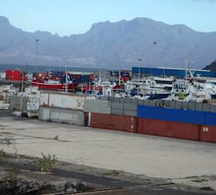 Teilansicht des Hafens