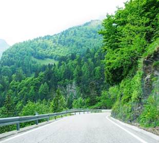 Plöckenpass Abfahrt