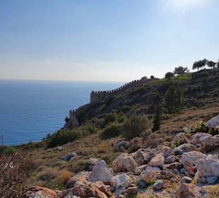 Burg Alanya - Blick auf das Meer
