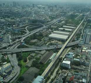 Aussicht vom Baiyoke Sky Tower