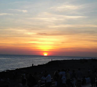 Sonnenuntergang beim Cafe del Mar