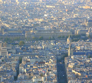 Blick auf Paris vom Tour Montparnasse