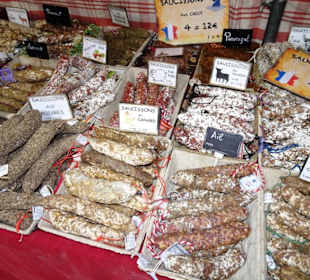 Rundgang über den Wochenmarkt von Aix-en-Provence