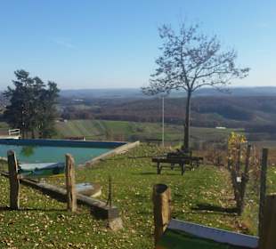 Vom Grenzlandhof blickt man ins Land