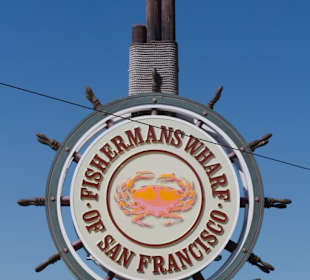 Fishermans Wharf Sign