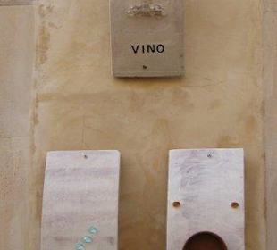 Detail eines Straßencafes