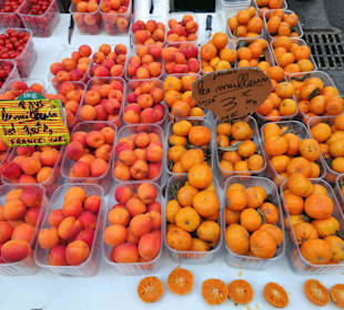 Impressionen vom Wochenmarkt in Argelès-Village