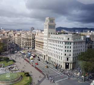 Platz von Katalonien in Barcelona