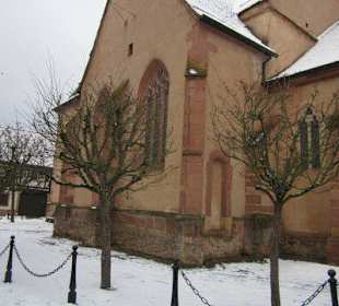 Altstadt Wissembourg im Winter