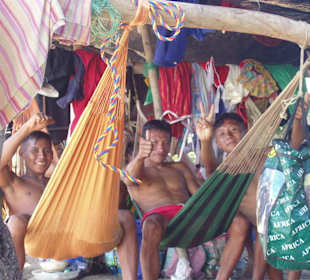 Indianercamp im Delta