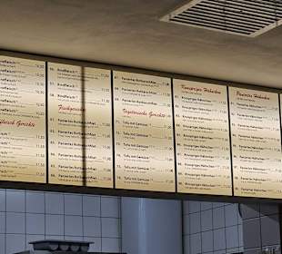 Speisekartetafeln